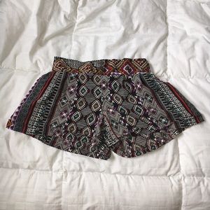 EARTHBOUND Patterned Flowy Shorts